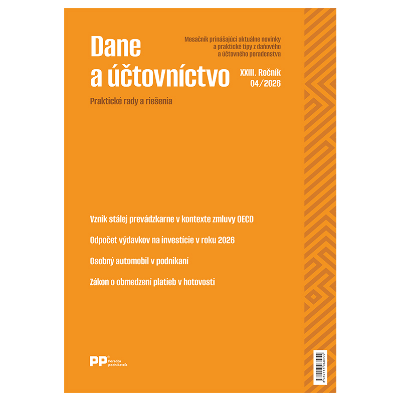 Dane a účtovníctvo 4/2026