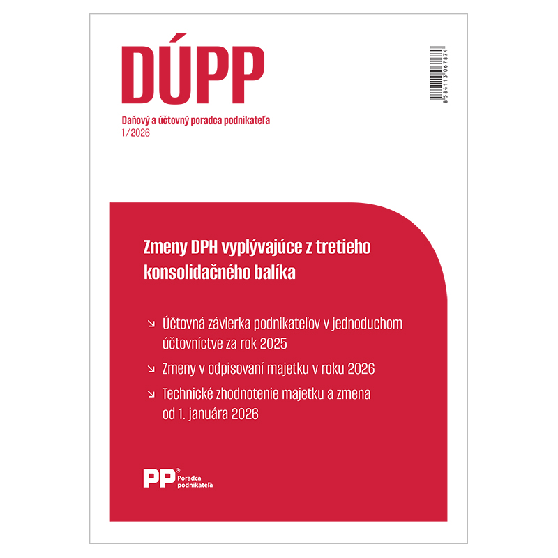 Daňový a účtovný poradca podnikateľa 1/2026