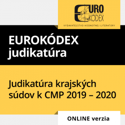 Judikatra krajskch sdov k CMP 2019  2020 (ONLINE verzia)