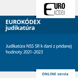 Judikatra NSS SR k dani z pridanej hodnoty 20212023 (ONLINE verzia)