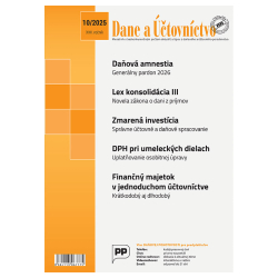 Dane a ��tovn�ctvo 10/2025