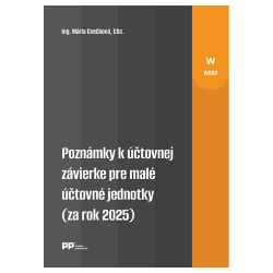 Pozn�mky k ��tovnej z�vierke pre mal� ��tovn� jednotky (za rok 2025)