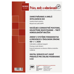 Pr�ca, mzdy a odme�ovanie 10/2025