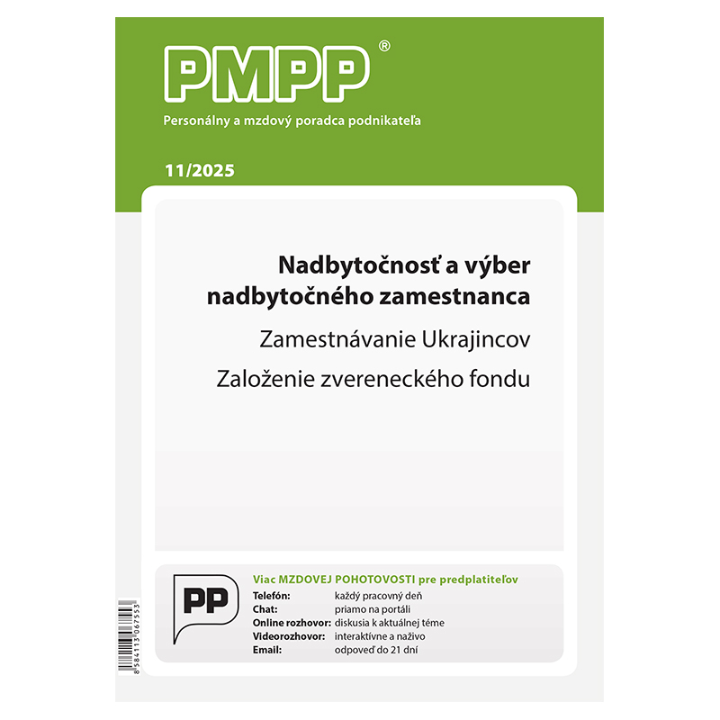 Personálny a mzdový poradca podnikateľa 11/2025