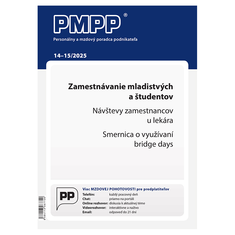 Personálny a mzdový poradca podnikateľa 14-15/2025