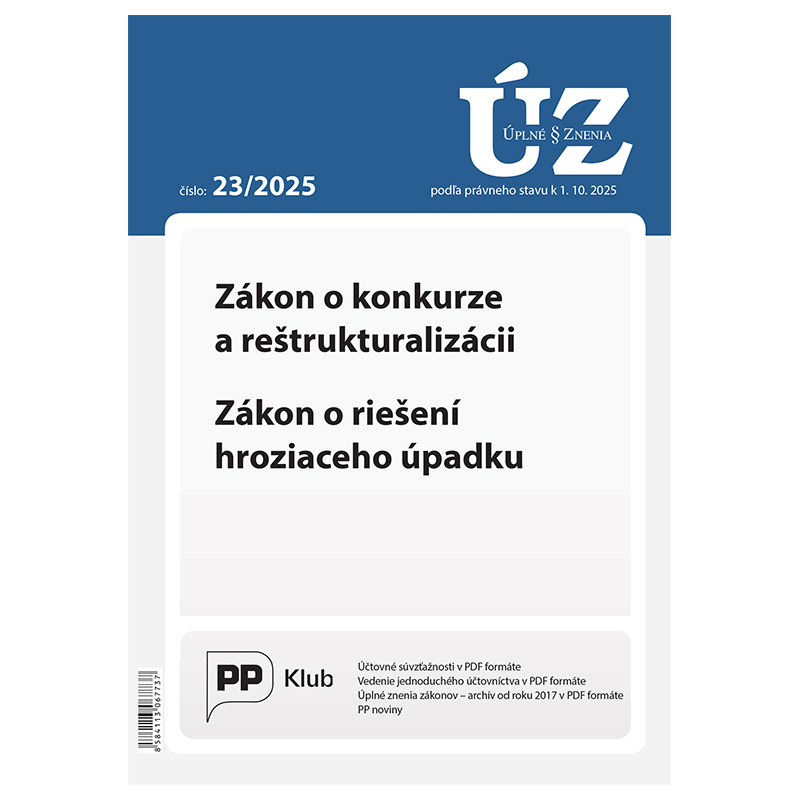 Zákon o konkurze a reštrukturalizácii, Zákon o riešení hroziaceho úpadku