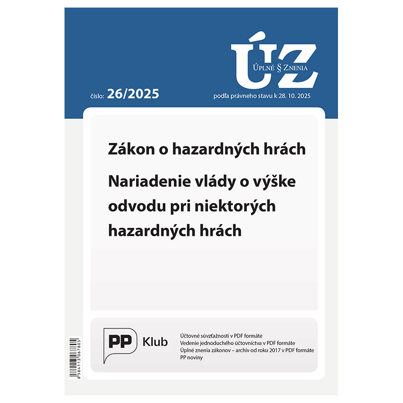Zákon o hazardných hrách, Nariadenie vlády o výške odvodu pri niektorých hazardných hrách