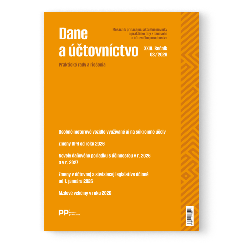Dane a účtovníctvo 3/2026